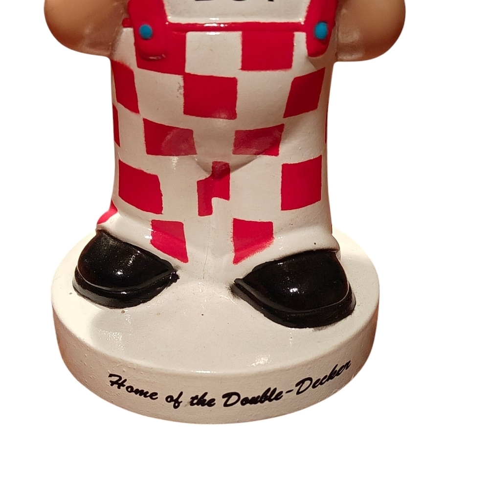 VINTAGE Funko Bobs Big Boy Bobble Head 1998 Home Of The Double Decker - Picture 2 of 14